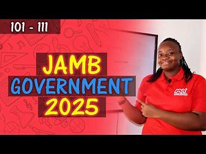 JAMB CBT Government 2025 Past Questions 101 - 111