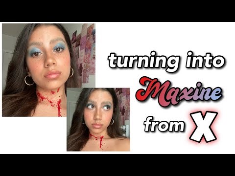 TURNING INTO MAXINE FROM “X” | halloween makeup tutorial