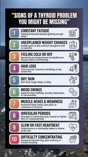 10 Thyroid Symptoms You Shouldn't Ignore