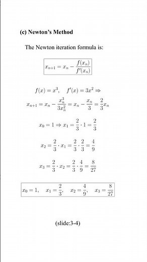 Nonlinear Equation Root Finding (3): Newton Method