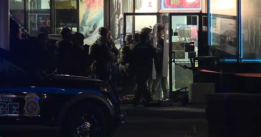 Man armed with knife taken into custody after hourslong standoff at Allen Park gas station