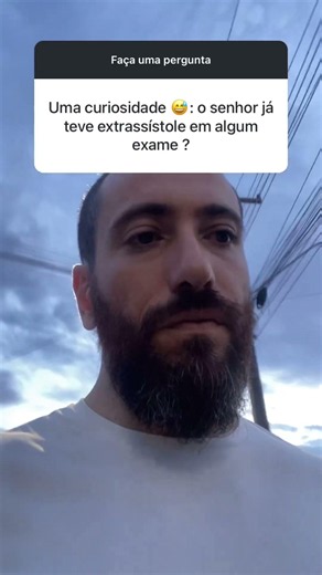 I've had extrasystoles before.