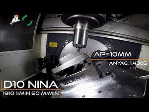 DMU 50 Test milling with WIDIA tools