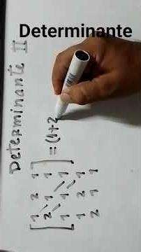 Determinante de una matriz 3x3