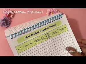 ARAL Program Reflective Journal for Tutors by Calvin Classics Stationery