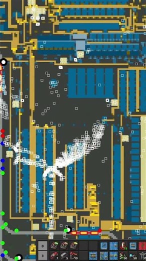 Factorio Logistic Bots is like a firework