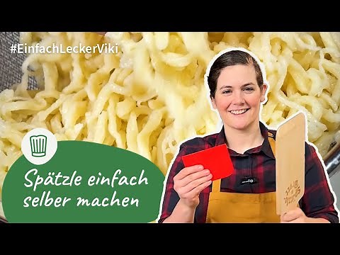 Spätzle - Classic basic recipe with professional tips from Viki Fuchs | Simple, delicious, Viki! ...