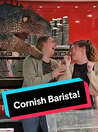 Hilarious Dinosaur Prank with The Cornish Barista