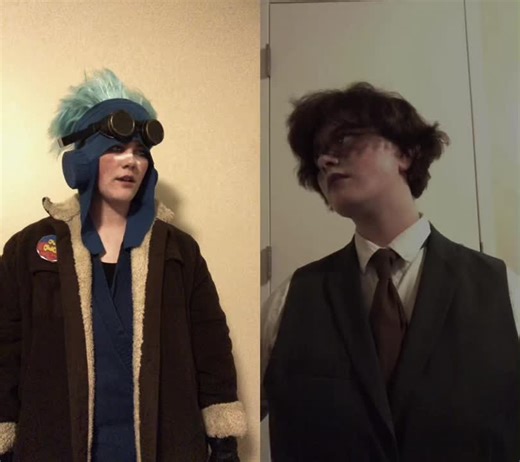 #duet with @trashandtshirts throwback to my old kurogiri cosplay #mha #oboroshirakumo #oboroshirakumocosplay #kurogiricosplay