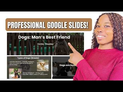 How to Make Professional Google Slides (full tutorial)