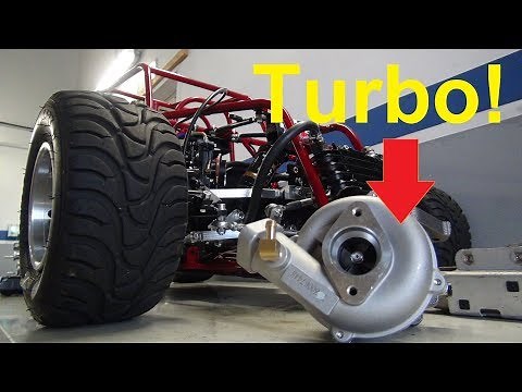 Turbocharged 1/4 Scale RC Car 200 ccm - Turbo Install, new carb