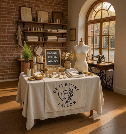 Personalized Logo Table Runner for Craft Fairs, Markets & Trade Shows – Business Branding Table Cover, Event Small Business Display - Etsy