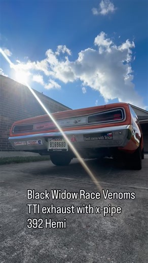 Illegal Machine on Instagram: "New exhaust is on TTI exhaust with X-Pipe, Black Widow Race Venoms. I need to get a better mic to record outside while driving. Sounds great in the car! #blackwidowmufflers #racevenom"