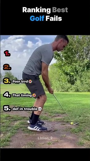 Ranking Best Golf Fails
