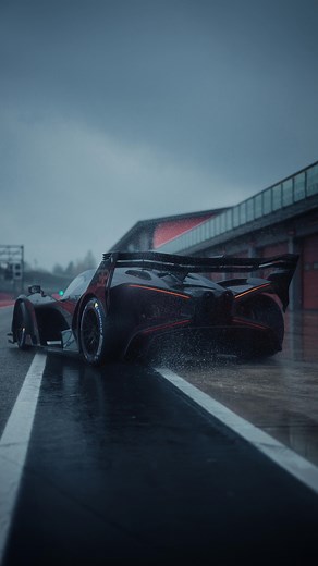 BUGATTI on Instagram: "Intense on-track testing of the BOLIDE and its all-wheel drive system included analysis of BUGATTI’s track-only hyper car in wet conditions to prepare it for the use of the @Michelin rain tires. Built around the iconic 1,600PS W16 engine, the BOLIDE generates extremely high downforce even on wet surfaces for ultimate stability. The wet weather setup makes fine adjustments to the control system, enhancing adaptability on slick surfaces by inducing understeer, and activates