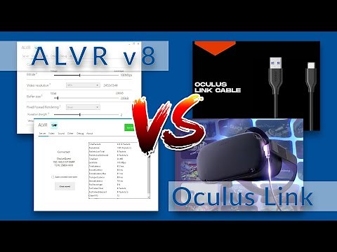 ALVR compared to Oculus Link
