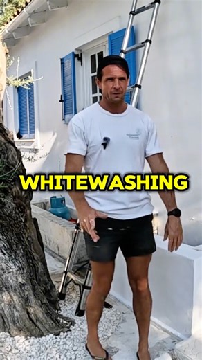 Ancient Greek Whitewash vs Modern Paint — Our Greek Renovation in Zakynthos 🇬🇷🏡