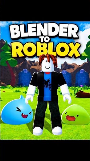 Blender to Roblox export settings. Do it RIGHT! #gamedev #gameart #roblox #robloxshorts