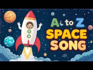 A to Z Space Adventure Song for Kids | Fun Alphabet Learning
