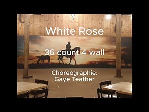 WHITE ROSE / LINE DANCE / STEP (TUTORIAL)