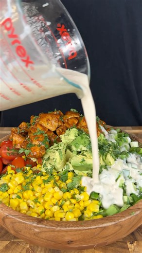 Karim Saad on Instagram: "Save this ‼️ Honey Barbecue Chicken Salad 😍 (Recipe 👇🏽) IB: @cmgetfit_ EXQUISITE EATS!!! My debut cookbook is now available for preorder!!! 85+ delicious and healthy recipes to help you achieve your goals! Link in my bio 🙌🏼❤️ Macros per serving (X3 big bowls): 469 Calories |55g P | 24g C | 16g F Ingredients Chicken: 1lb chicken breast, cut into bite size pieces 1 tbsp olive oil 1tsp onion powder 1tsp chili powder 1tsp old bay seasoning 1/2tsp black pepper 1/4 cup s