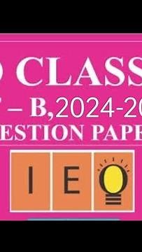 English Olympiad Set-B | SOF IEO Class 7 Answer Key | ‎@StudyMaterialVideos