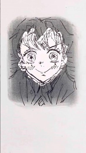 Drawing Mitsuri Kanroji in an Extremely Unique Way! #demonslayer #drawing