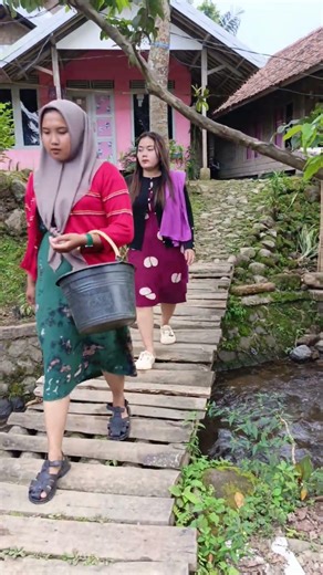bathing in a clear river