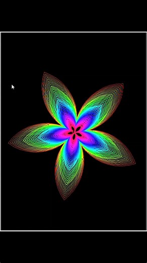 Amazing Flower Design using Python turtle 🐢 #python #coding #funny #viral #trending #design