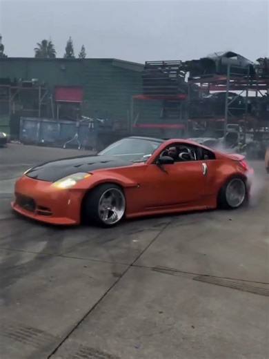 Junkyard Turned into a Drift Track😲🔥#carguy #junkyard #drift #race #wild #jdmcar #exhaust