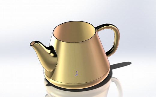 【solidworks】茶壶画法演示