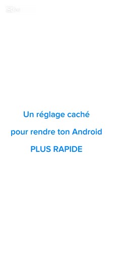 Un réglage caché pour rendre ton Android plus rapide 🚀 Voici une astuce peu connue : 1. Paramètres 2. À propos du téléphone 3. Appuie 7 fois sur Numéro de version ou Numéro de build 4. Maintenant toujours dans Paramètres, Système et puis Options pour les développeurs 5. Echelle animation fenêtres : mettre ça à 0.5x Résultat : téléphone plus fluide. Essaie et dis-nous si tu vois la différence 👇 #AndroidTips #TelephoneRapide #TutoTech #optiondeveloppeur | BOSS Multi Services