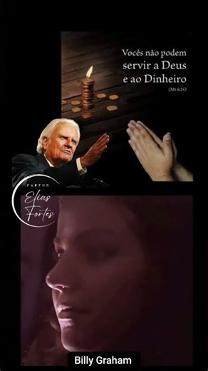 Billy Graham - "We cannot serve two masters." (Matthew 6:24). #reflection