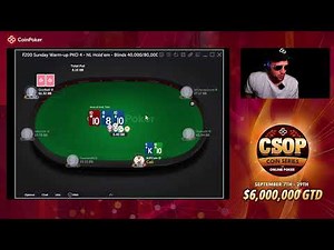 First CSOP WIN! Best Hands from Sunday’s CoinPoker Stream