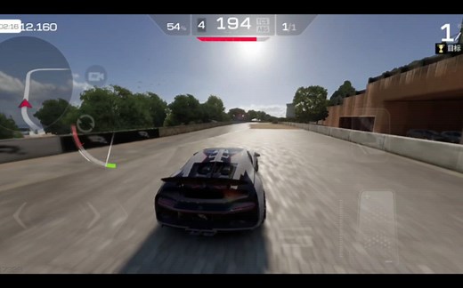 巅峰极速 布加迪Chiron 0阶25改 33332 跑图测试 圈速总和 380.4秒