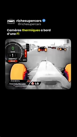 RicheSupercars on Instagram: "Dans cette vidéo, plongez au cœur d’une course de Formule 1 grâce à des caméras thermiques embarquées, offrant une vision spectaculaire et inédite de la piste. Dès le départ, les monoplaces s’élancent à pleine vitesse. Les pilotes tentent de se doubler par la droite, par la gauche, cherchant la meilleure trajectoire pour prendre l’avantage. Chaque freinage, chaque accélération et chaque virage révèle des différences de température impressionnantes sur les pneus, les
