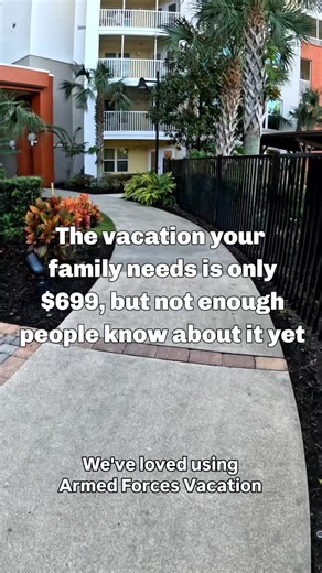 Chelsey | Military Travel Benefits on Instagram: "Military life can make planning anything a challenge… So leave it to AFVC by choosing one of their new package deals! You'll get their famous 7 night hotel stay in Orlando at the Vacation Village Parkway & activities for four guests for just $699! For spring break head to Legoland and Gatorland to save more than the traditional military discount! You could visit the Wisconsin Dells or Great Wolf Lodge with additional tickets to local attractions.