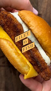 It’s Friday and it’s Lent and that means it’s #FishFriday which will always remind me of a Filet o Fish sandwich. This sandwich literally unlocks so many childhood memories for me. My Mom did not eat fast food. But the one thing I do remember her occasionally partaking in was an occasional Filet o Fish sandwich. She loved it. And so did I. And it’s super easy to make your own. All you need is a soft brioche roll which I lightly toasted, yellow American cheese which I melted slightly, a tangy tar