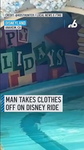 Man arrested after taking off his clothes on Disneyland's ‘It's a Small World' ride