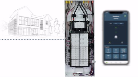 Leviton 200A Outdoor Meter Main Combo, 8 Spaces, Ringless with Lever Bypass, 5th Jaw Installed, LS820-B5D