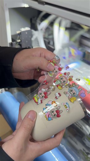 70 UV DTF Printer丨Crystal Label Printing #uvdtf #uvprinter #uvdtfprinter