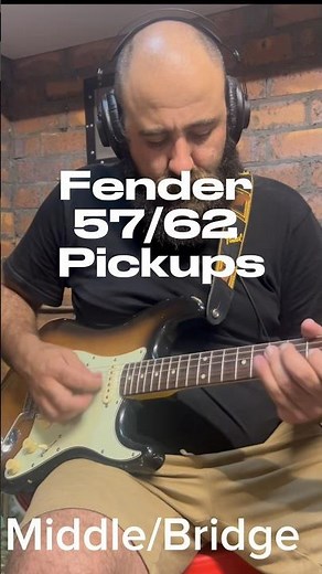 Run through of the tones you get from the #fender 57/62 #stratocaster pickups