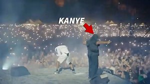 Kanye West Joins Travis Scott On Stage, First Performance Since Antisemitic Rant