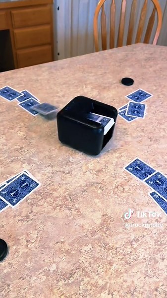 KPAW Automatic dealers 3 Deck, UNO Poker Dealer-12 Players, 4 Drawing Remotes, Rechargeable Playing Suitable for Texas Hold'em poker dealers.. Big Hit! #carddealer #kpaw #automaticcarddealer #gamenight #gadgets #TikTokShopCreatorPicks #ttslevelup #truckintoby #tiktokshoprestock #TikTokShopSummerTurnUp #TikTokShop