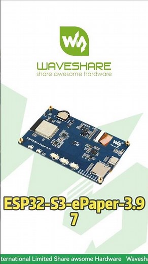 E-Ink Screen for Months of Battery Life,Smart & Connected with Wi-Fi/BLE,with Environmental Sensors