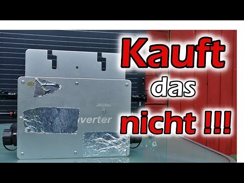 Schlechter Mikro Wechselrichter für Balkonkraftwerk????????