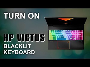 Backlit Keyboard on Hp Victus Laptop