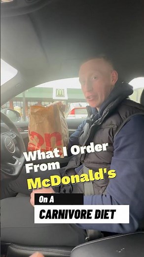 What I Order from McDonald’s On a Carnivore Diet #mcdonalds #carnivorediet #health #weightloss #meat