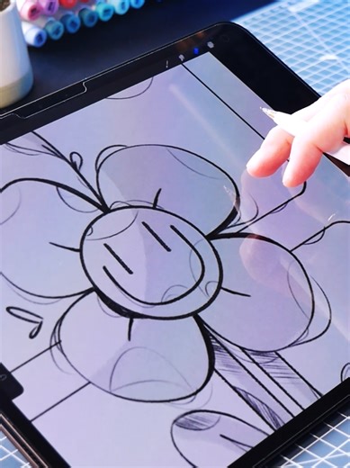 Satisfying Sketching on ipad Pro 👌 I really enjoy this sketching progress ✏️🎨✨️ #art #digitalart #characterdes