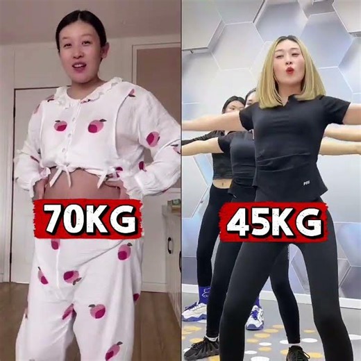 70kg vs 45kg! 🥊 DIET Which One Do You Want? Shocking Body Comparison! Choose Your Look! 🎯✨#Shorts